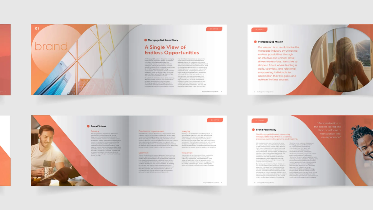 Mortgage365 brand book preview